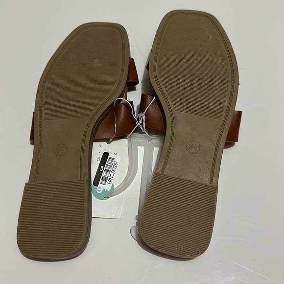 a new day Brown Women's Slide Sandals Size 9.5 - Picture 3 of 3